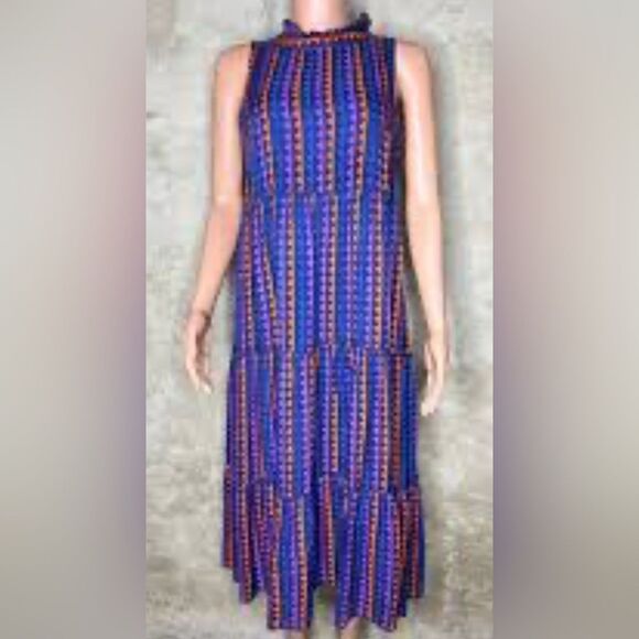 Oliphant Aztec Midi Maxi Dress Sz. XS - Picture 1 of 5